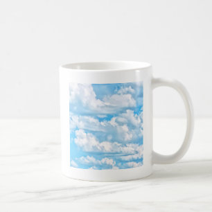 Mug Joyeux nuages ensoleillés Paysage Arrière - plan