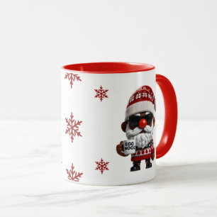Mug Joyeux Oeuf Nogg Elf Rouge Noël