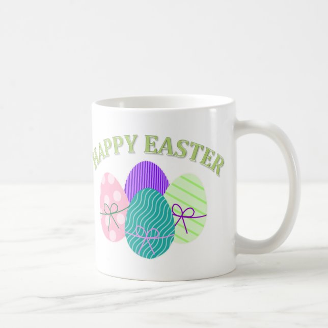 Mug Joyeux oeufs de Pâques de Pâques mignons (Droite)