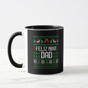 Mug Joyeux Papa Navi Drôle Sweater Moche Noël