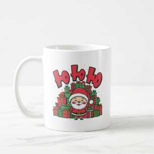 Mug Joyeux Père Noël de dessin animé Noël