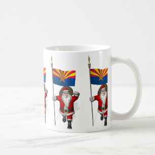 Mug Joyeux Père Noël Sur Le Chemin De L'Arizona
