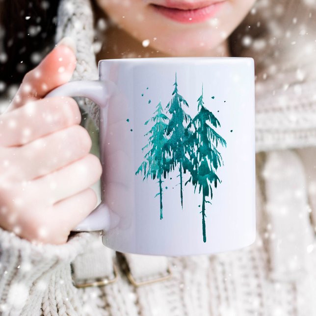 Mug Joyeux petits pins de Noël (Créateur téléchargé)