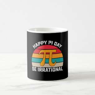 Mug Joyeux Pi Day Soyez Irrationnel Funny Math Vintage