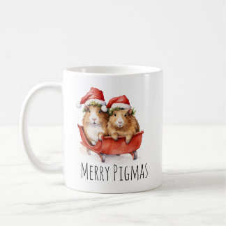 Mug Joyeux Pigmas Noël Guinée porc café