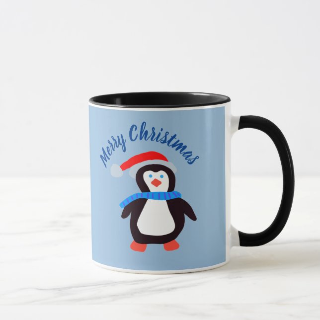 Mug Joyeux pingouin de Noël (Droite)