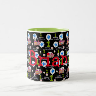 Mug Joyeux Premier Anniversaire Ballons #1