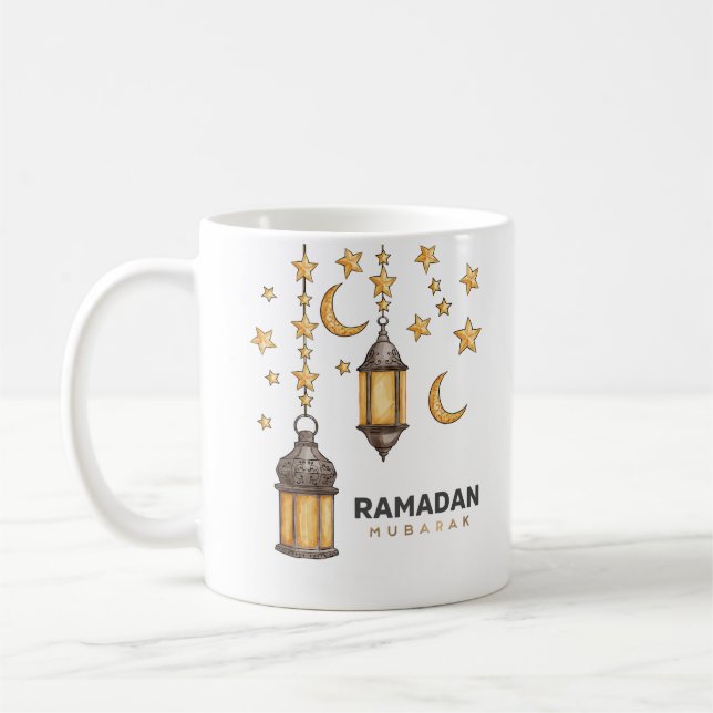 Mug Joyeux Ramadan Moubarak | Ramadan Kareem Gold Musu (Gauche)
