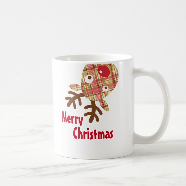 Mug Joyeux rennes lunaires de Noël (Droite)