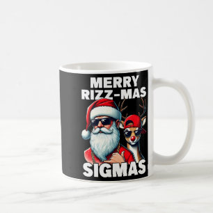 Mug Joyeux Rizzmas Sigmas Gen Alpha Drôle de Noël San