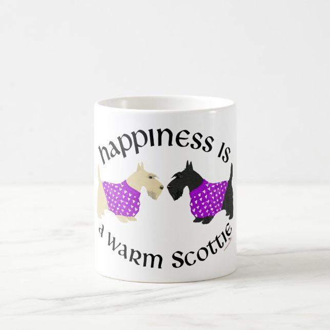Mug Joyeux Scottie roux et noir (Centre)