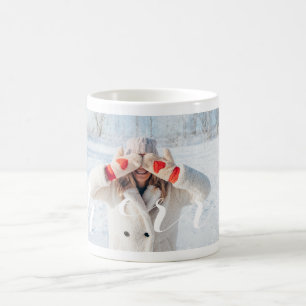 Mug Joyeux Script Simple & moderne Présentation photo 