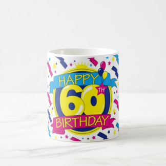 Mug joyeux soixantième anniversaire