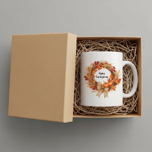 Mug Joyeux Thanksgiving personnalisé