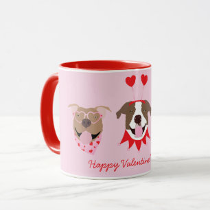 Mug Joyeux Valentines Day American Pit Bull Terriers