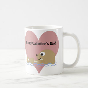 Mug Joyeux Valentines Day Otter