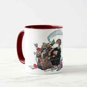 Mug Joyeux Vieux Elfe de Noël, Jessie Willcox Smith