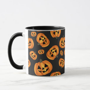 Mug Joyeux visage de Citrouille Halloween