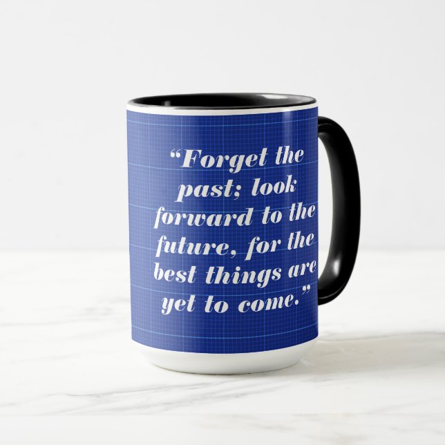 Mug Joyeux voeux d'anniversaire (Devant droit)