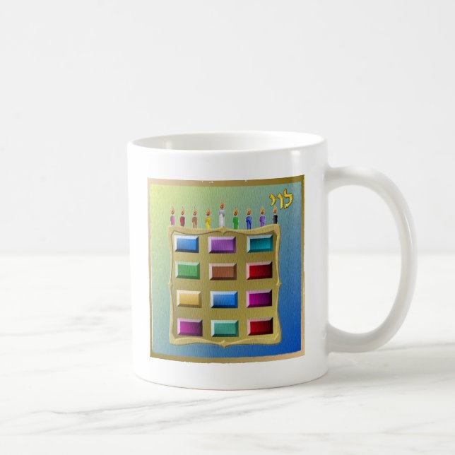 Mug Judaica 12 Tribes of Israel Levi (Droite)