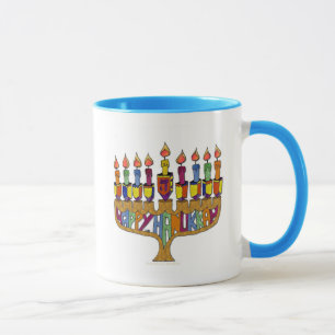 Mug Judaica Happy Hanukkah