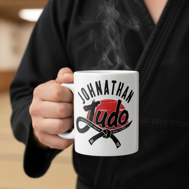 Mug Judo - Black Belt -Rising Sun (Créateur téléchargé)