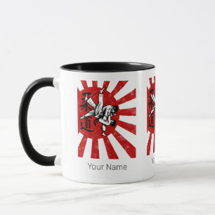 Mug Judo Martial Arts Japonais Vintage Retro Design