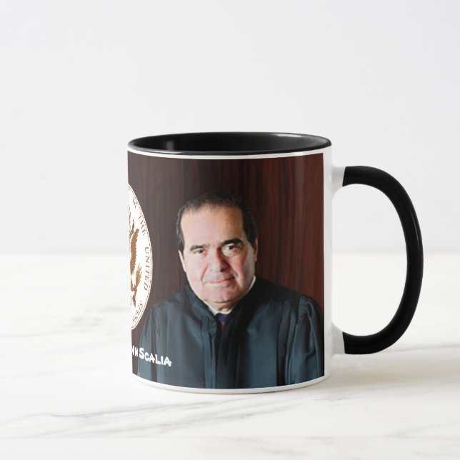 Mug Juge Antonin Scalia - court suprême des États-Unis (Droite)