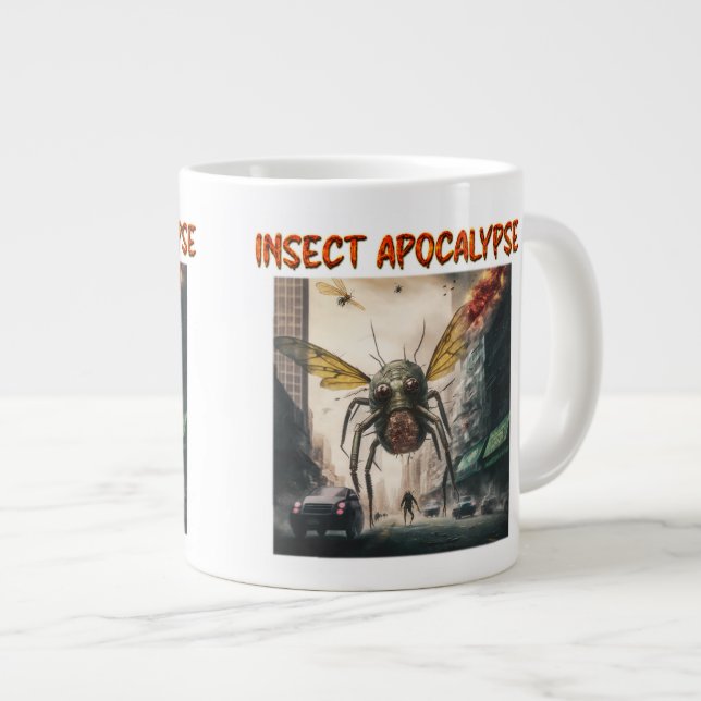 Mug Jumbo Apocalypse d'insectes (Devant droit)