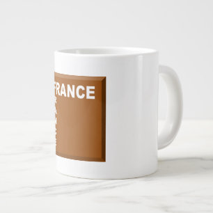 MUG JUMBO CHOCOLAT BLANC FRANCE