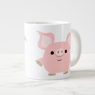 Mug Jumbo Cochon de Dessin Animé Mignon