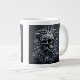 Mug Jumbo du crâne orné