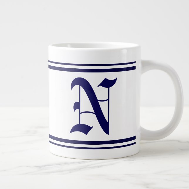 Mug Jumbo initial Customisé (Droite)