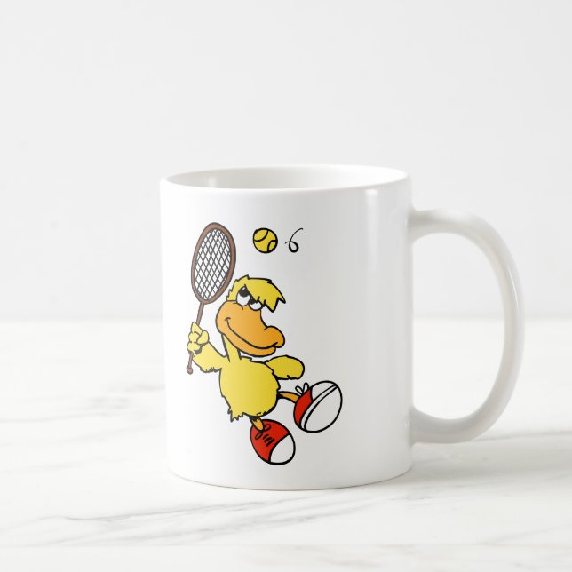 Mug Jump Duck tennis | Choisir la couleur arrière - pl (Droite)