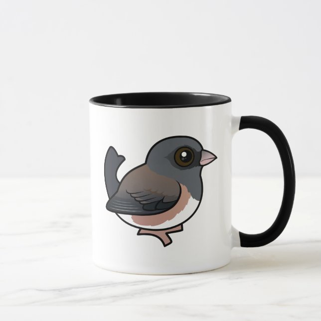Mug Junco aux yeux foncés (à côté rose) (Droite)