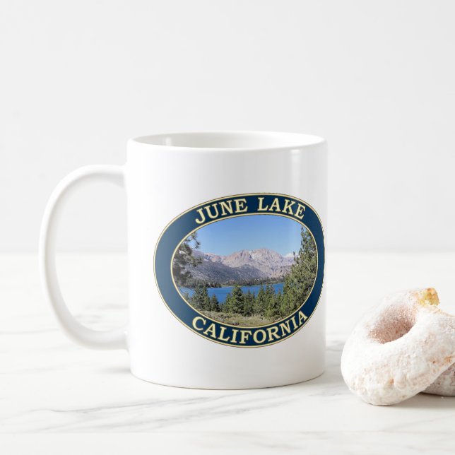 Mug June Lake, Californie (Avec donut)