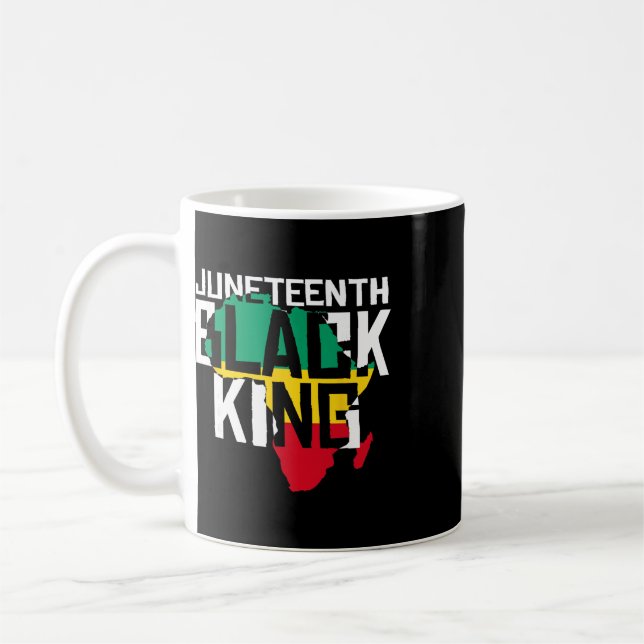 Mug Juneteenth Black King  (Gauche)