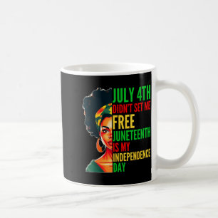 Mug Juneteenth est le jour de l'indépendance Mélanine