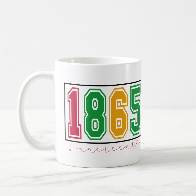 Mug Juneteenth - Histoire des Noirs  (Gauche)