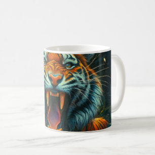 Mug Jungle au clair de lune de tigres