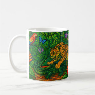 Mug "Jungle Rivals" - Portrait coloré de la faune