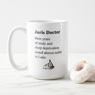 Mug Juris Doctor, un poème amusant pour les étudiants 