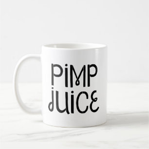 Mug Jus de Mac Funny Humour en Texte Noir