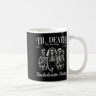 Mug Jusqu'à ce que la mort fasse la fête Squelette rét