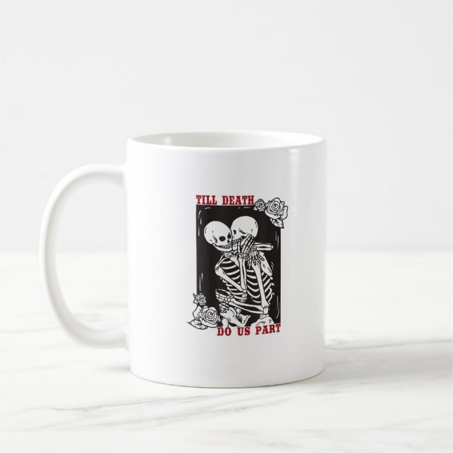 Mug Jusqu'à la mort faisons-nous partie Mariage Squele (Gauche)
