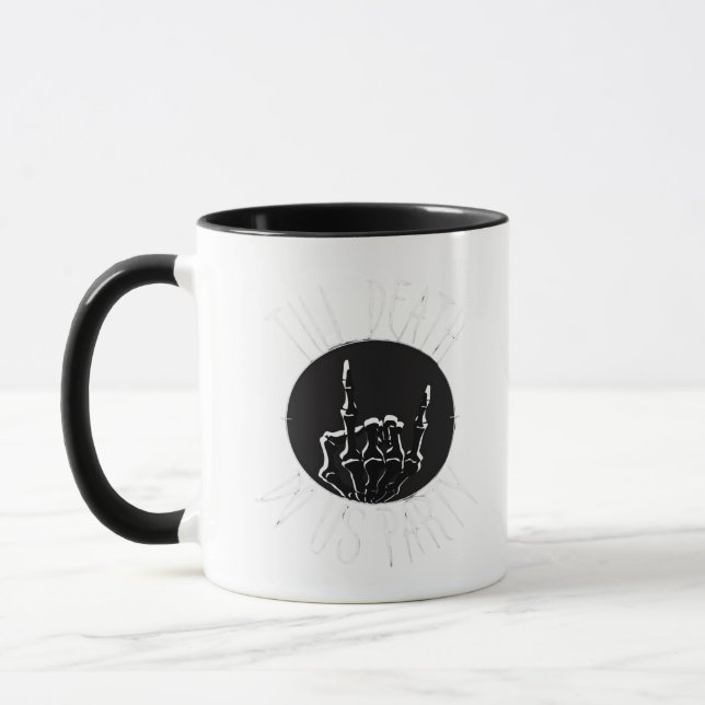 Mug Jusqu'à la mort Fêtons-nous classique (Gauche)