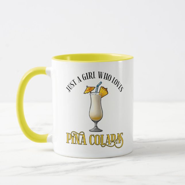 Mug Just A Girl Who Loves Pina Coladas (Gauche)