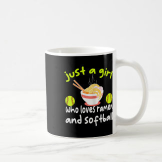 Mug Just A Girl Who Loves Ramen And Softll Funny Softl