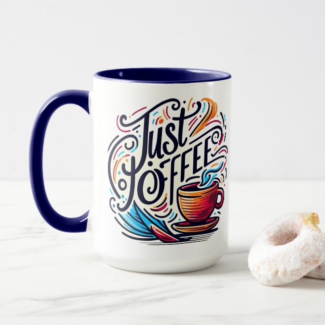 Mug Just Coffee (Avec donut)
