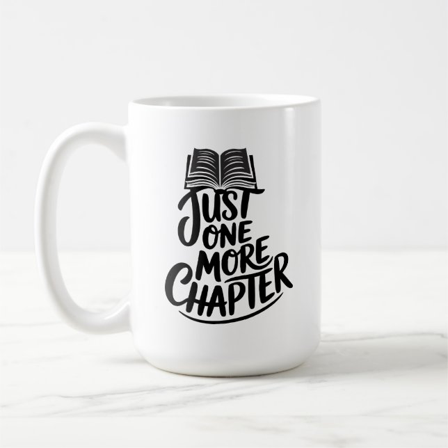 Mug Just one more chapter - Book Lover - Reading (Gauche)